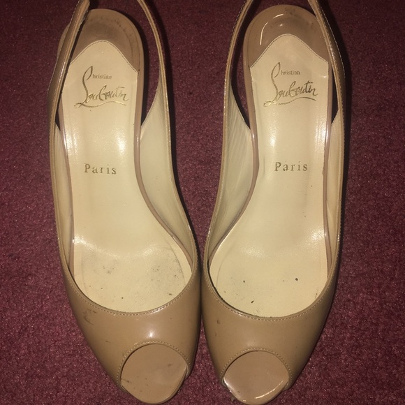 Christian Loubiton Peep Toe - Picture 2 of 7